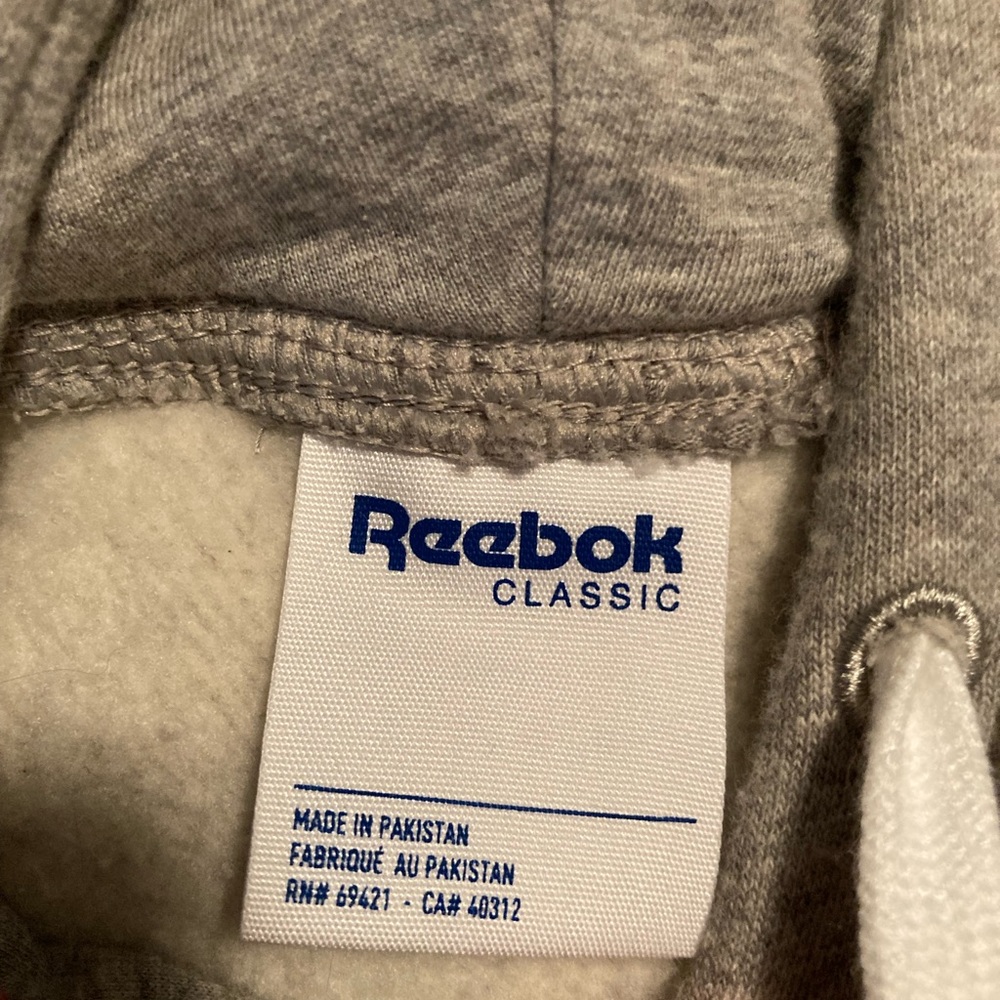 Grey Reebok Hoodie - Picture 3 of 4